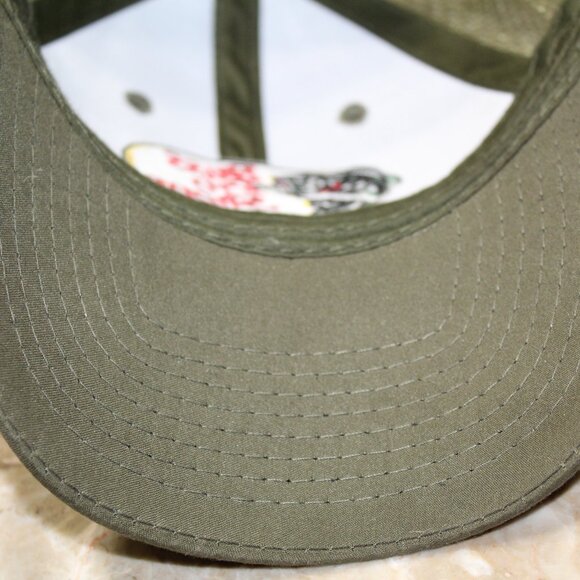 Bass Pro Shops Club Hat Snapback Trucker Olive Green Mesh Adjustable - Picture 8 of 8
